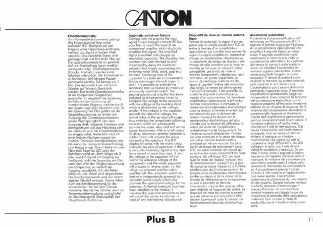 Canton Plus B Schaltplan