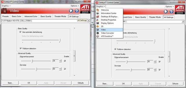 ATI CCC UVD Settings