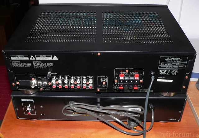 Receiver CDP Rückseite