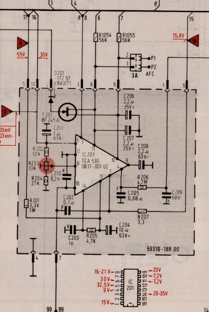 Schaltung TCA530 Grundig R45