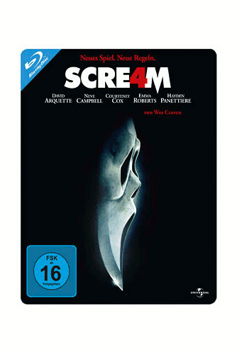 Scream 4   Steelbook  Blu Ray Dvd Video 