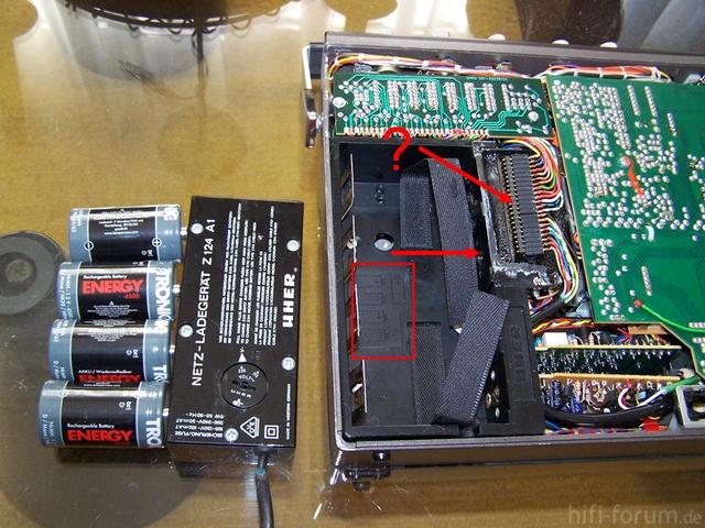 Uher Report 4200 Monitor Batteriefach