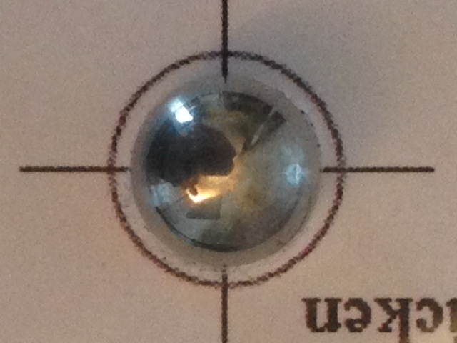 Mittelpunkt Schablone