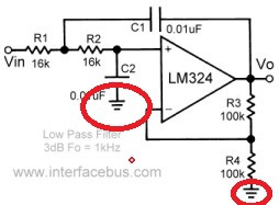 lm324-opamp-low-pass-filter-design ffff