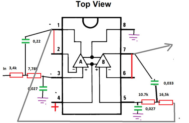 LM385P Beinchenmit Teilen