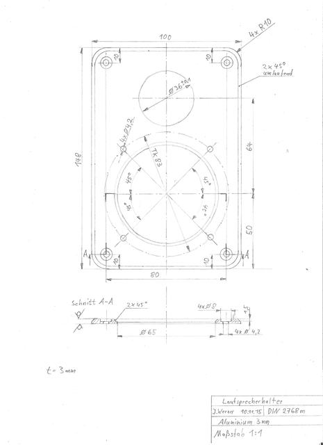 Lautsprecherhalter