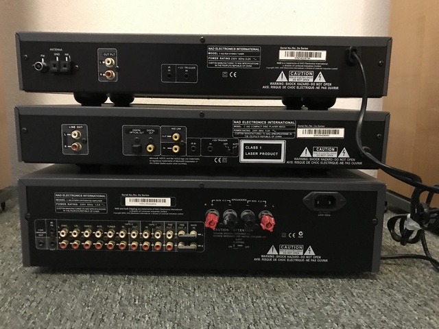 NAD Verstärker, CD-Player, Tuner - Back