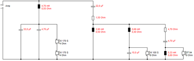 Weiche Alto IIIc (8Ohm)