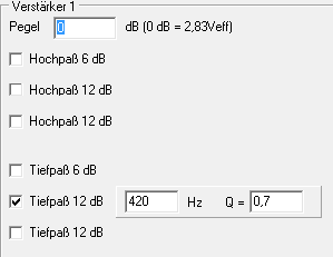 Weiche Alto IIIg aktiv Amp 1