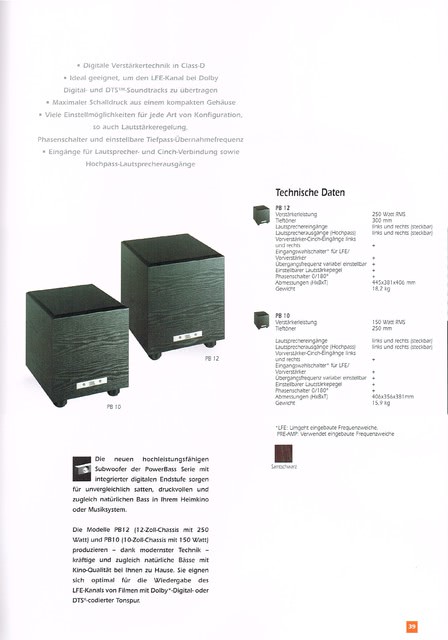 JBL Prospekt PB12