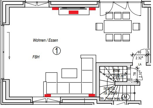 Grundriss Wohnzimmer