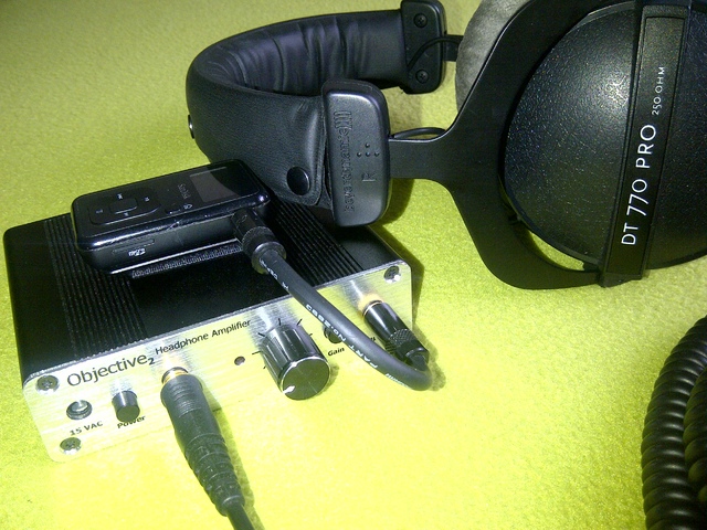 Sansa Clip+ & O2 & DT 770