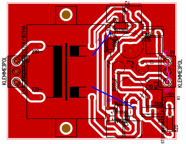 Netzteillayout Digital