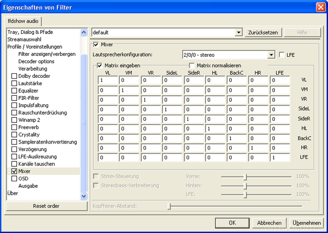 Audio Matrix