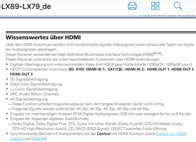 LX79/89 HDMI 