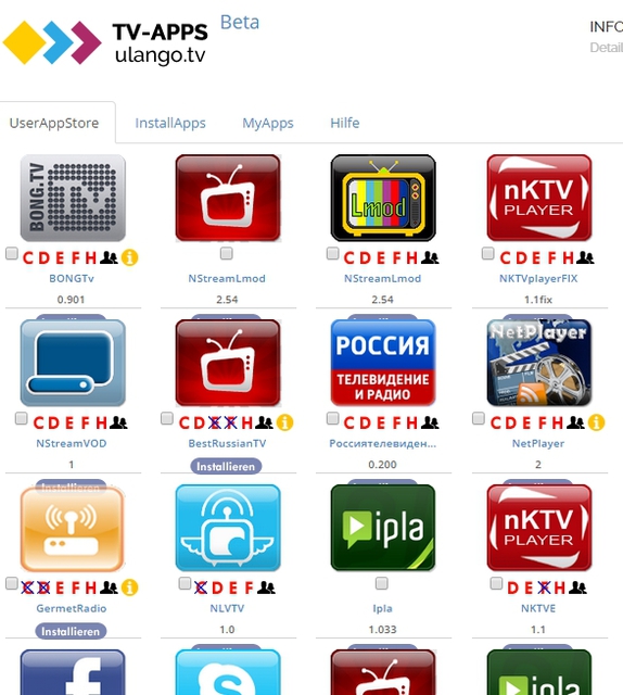 Ulango.tv Samsung SmartHub UserAppStore
