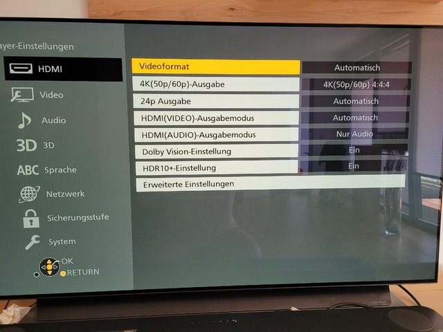 HDMI Einstellungen Teil2