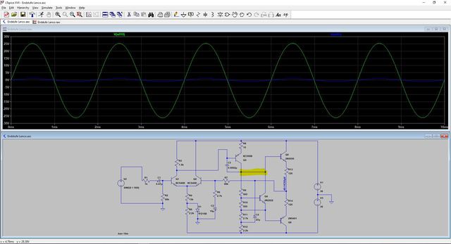 LT-Spice Lenco A50 Schaltung