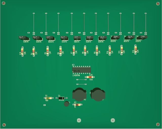 VU-Meter Platine