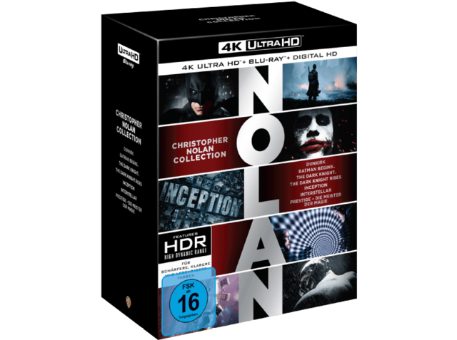Nolan Collection 4K   Exklusiv (4K Ultra HD   Blu Ray   Digital Ultraviolet) [4K Ultra HD Blu Ray   