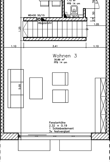 Auszug Grundriss