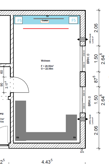 Wohnzimmer Grundriss