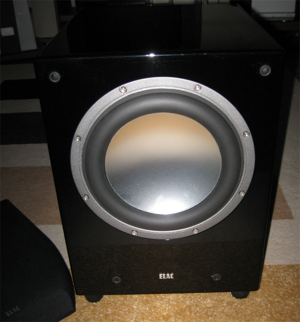 ELAC SUB 211.2 ESP Schwarz Hochglanz