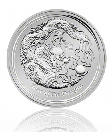 1 Kilogramm Silber Australien Lunar II Drache 2012