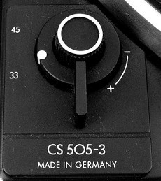 Dual CS505-3 Logo Links Vorne