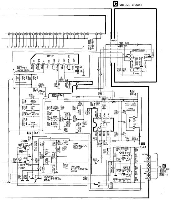 SA-EX100 Volume Circuit