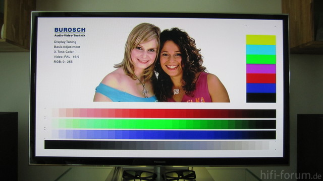 Panasonic P50GTW60 Burosch Testbild Hautfarben