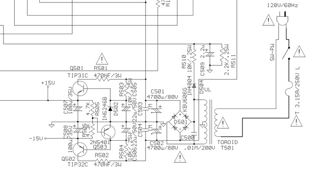 15V Stabilisierung