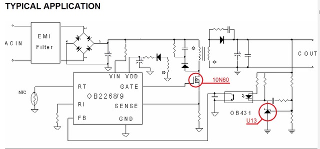 OB2269CP - typical application