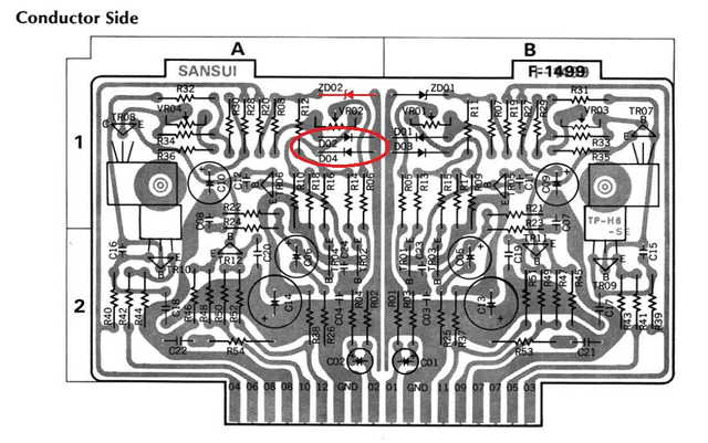 Sansui 771   Driver Board