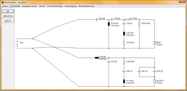 Weiche 4,7 Ohm