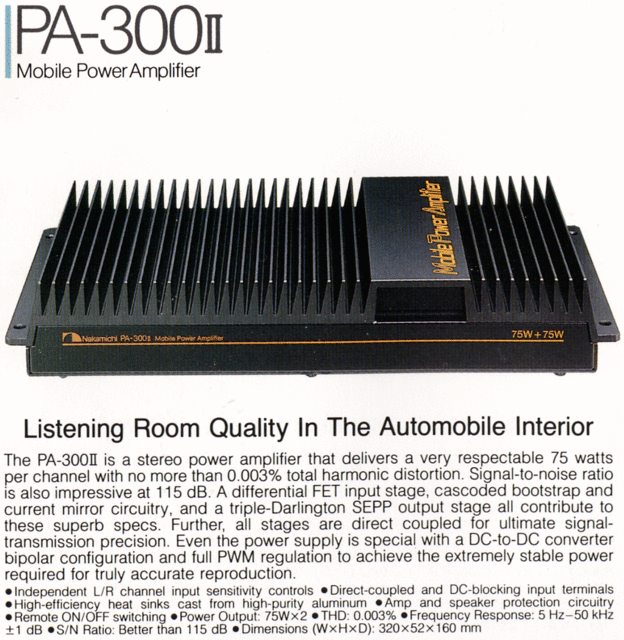 Nakamichi PA 300