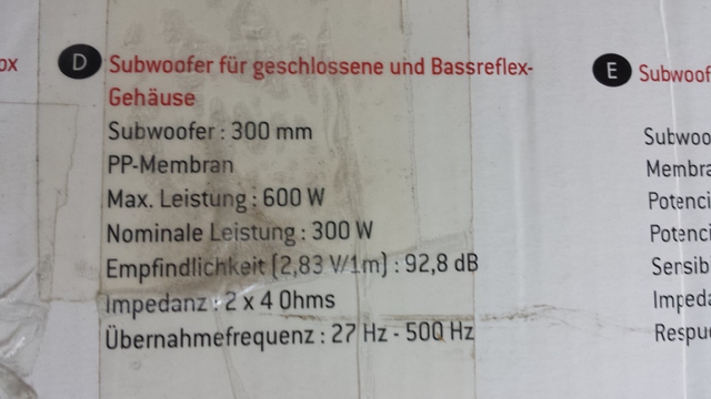 Subwoofer Focal