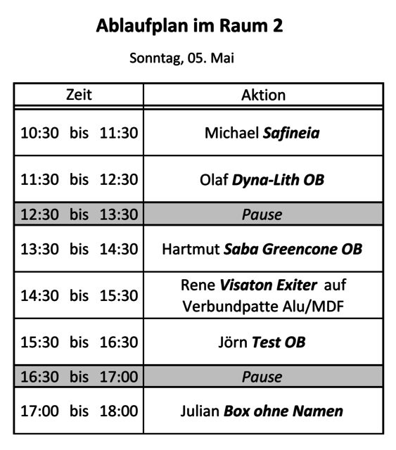 Ablauf So HR 2