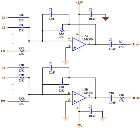 4 Audio Mixer