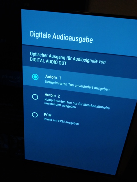 Digitale Audioeinstellungen Am Sony KF 9