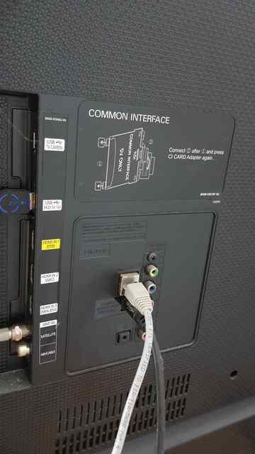 Anschlüsse Samsung TV