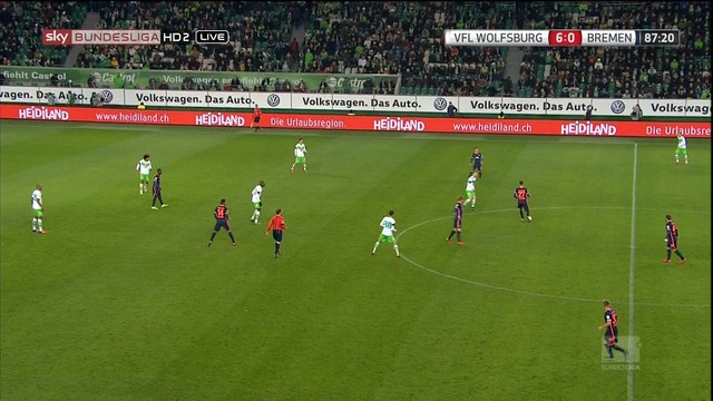 Screenshot Aus Fußballspiel, Artefakte Im Quellmaterial Sichtbar