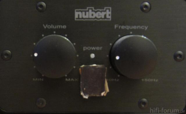 Nubert NuBox AW-441 Volume-Einstellung