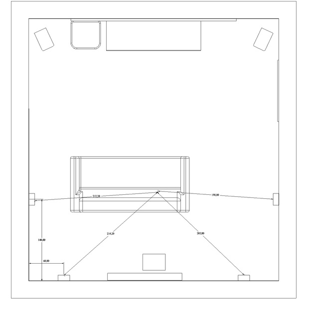 Heimkino Layout hinten