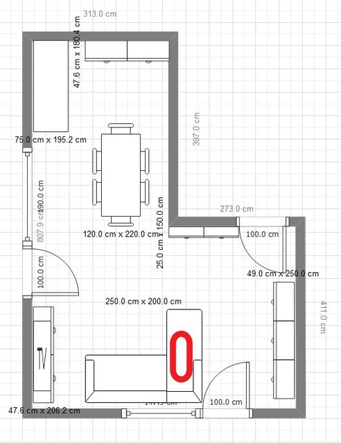 Wohnzimmer Mit Sitzposition