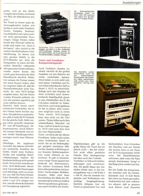 Reportage "hifi 78"-Messe (ELO, 1978) - 2