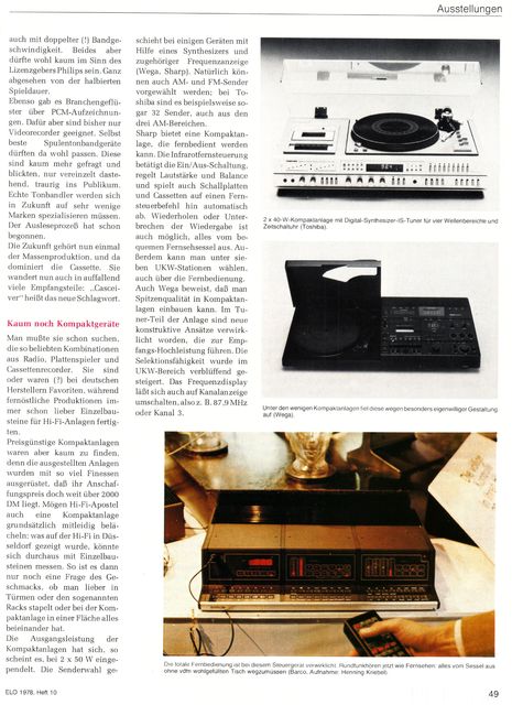 Reportage "hifi 78"-Messe (ELO, 1978) - 4