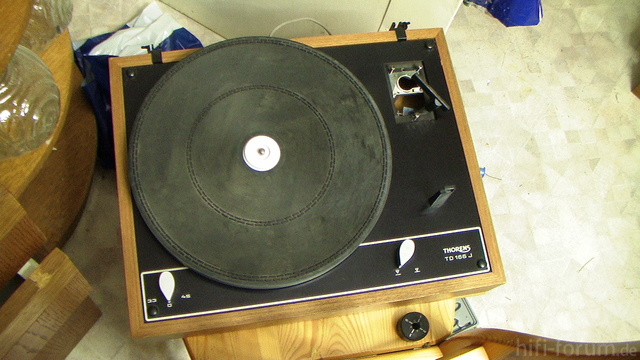 Thorens TD 166 J vor Reperatur