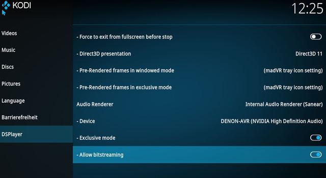 Kodi DSP 3