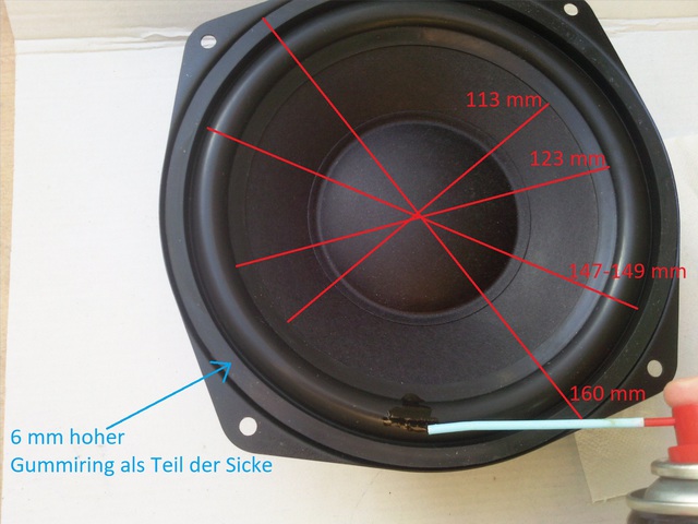 Mae Gummisicke Elac EL 110 II